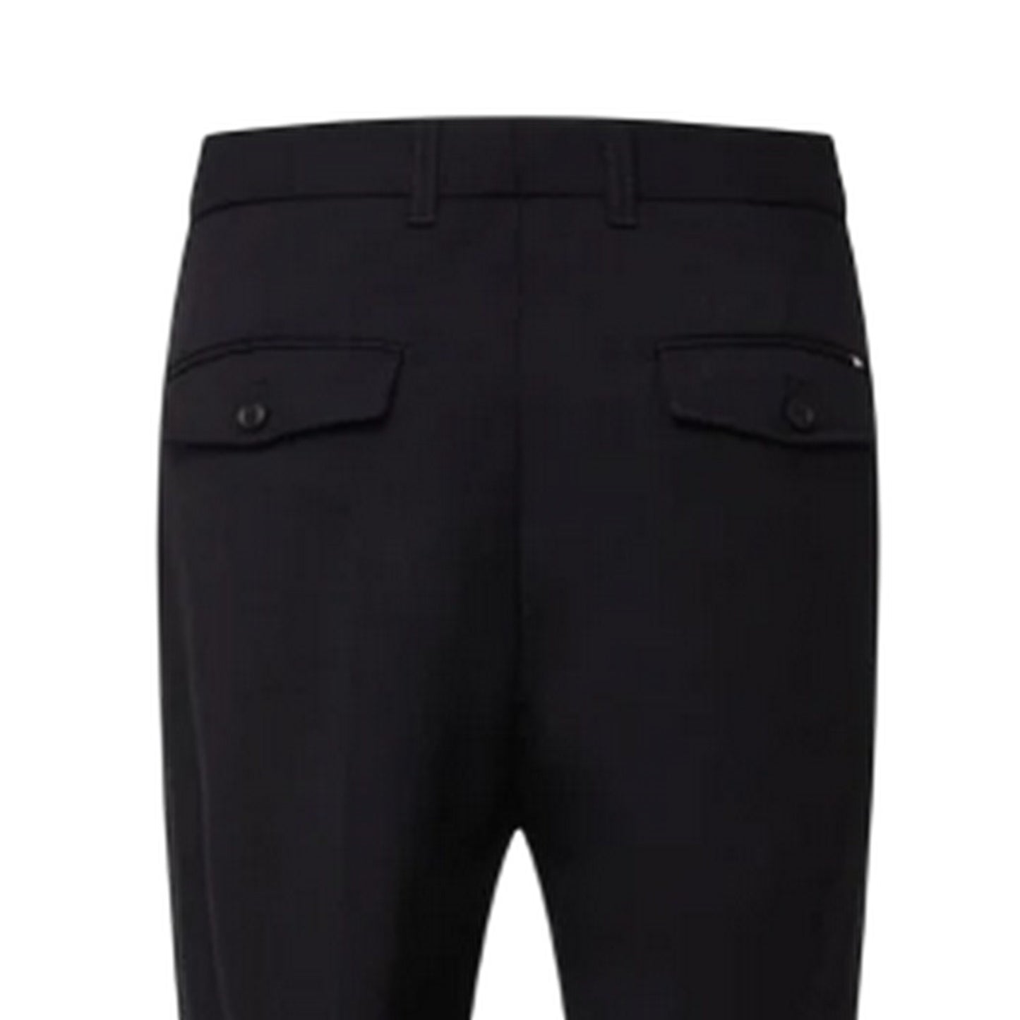 Dark Blue - Lifestyle - Boss Mens Perin Virgin Wool Tapered Trousers
