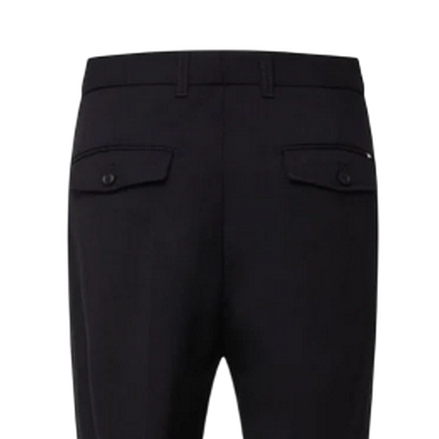 Dark Blue - Lifestyle - Boss Mens Perin Virgin Wool Tapered Trousers