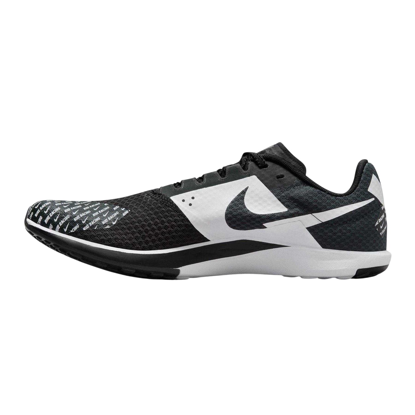 Black-Metallic - Side - Nike Womens-Ladies Zoom Rival Waff Trainers