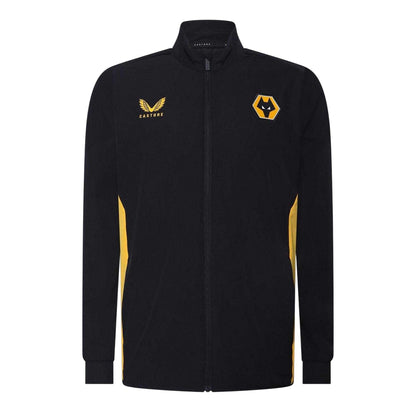 Caviar-Old Gold - Front - Castore Mens Wolverhampton Wanderers FC Anorak