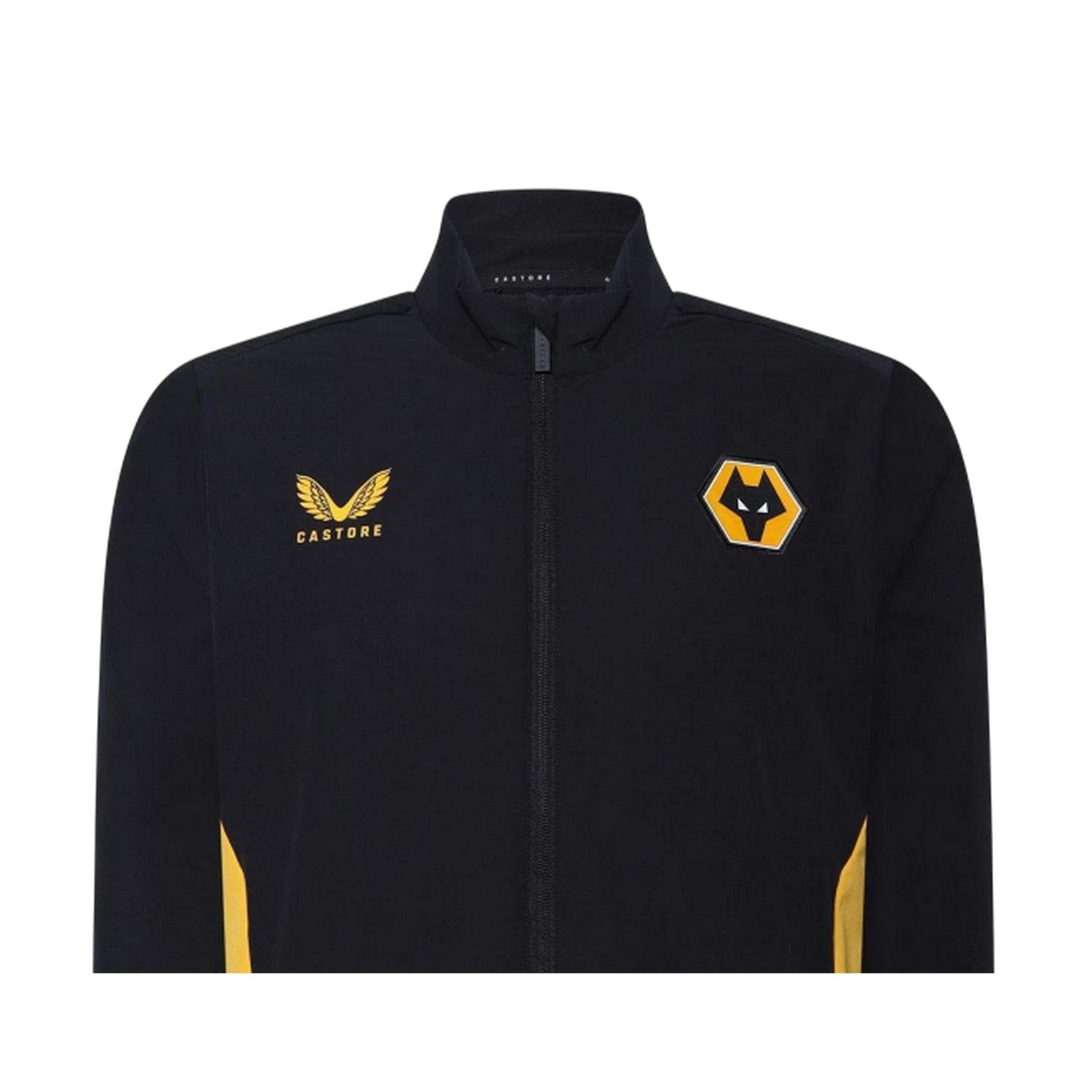 Caviar-Old Gold - Side - Castore Mens Wolverhampton Wanderers FC Anorak