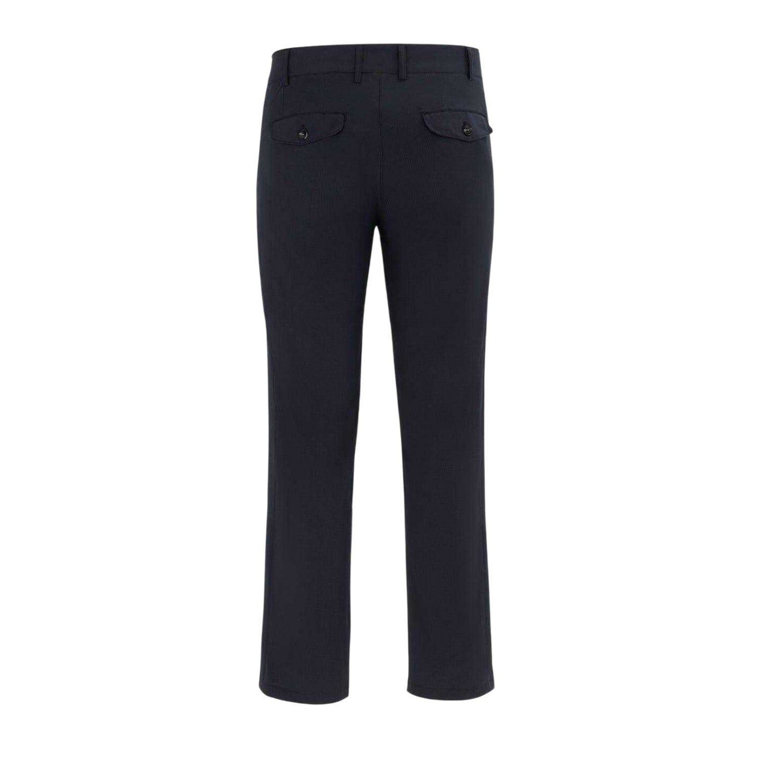 Navy - Back - Lonsdale Mens Woven Trousers