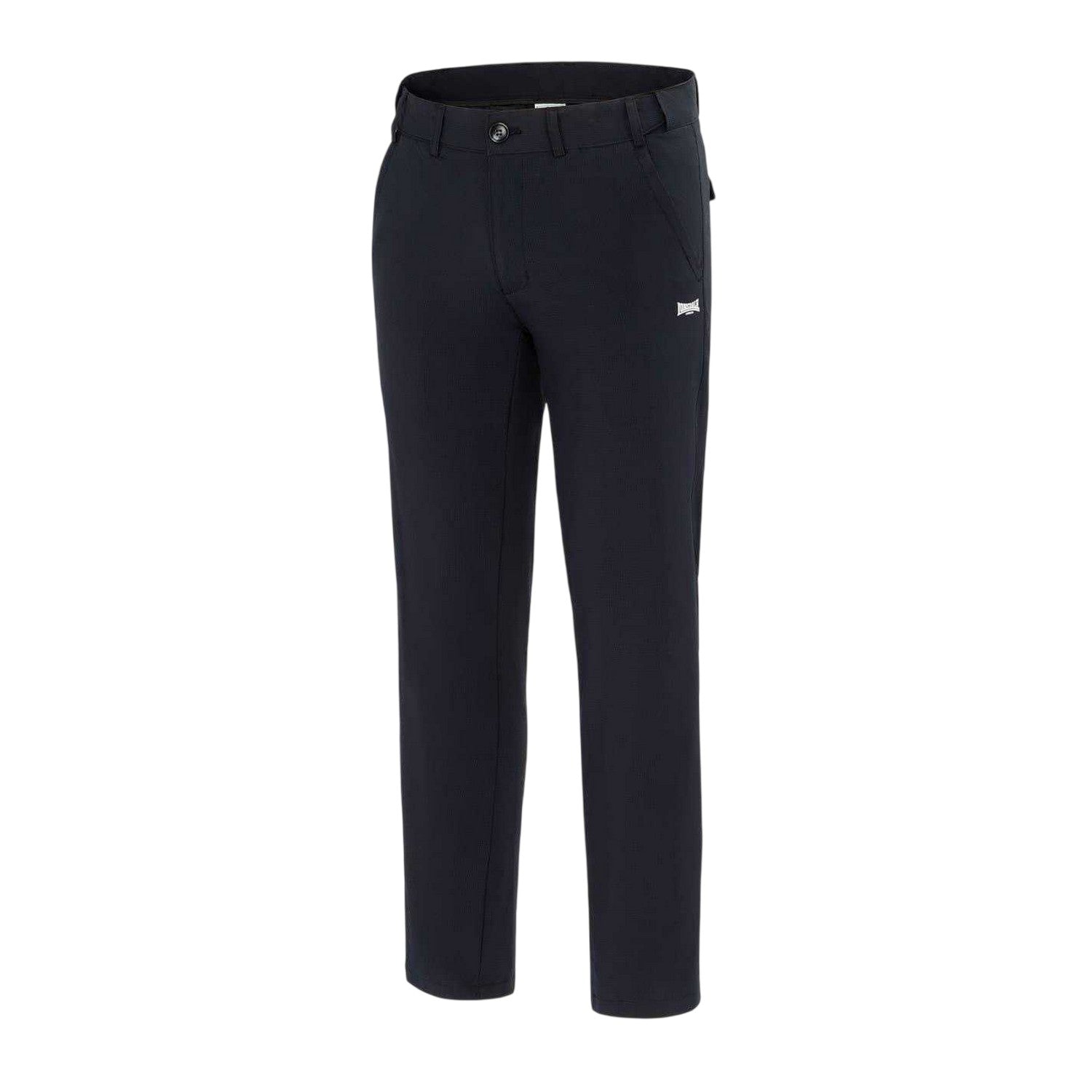 Navy - Side - Lonsdale Mens Woven Trousers