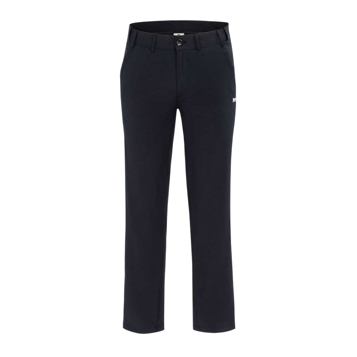 Navy - Front - Lonsdale Mens Woven Trousers