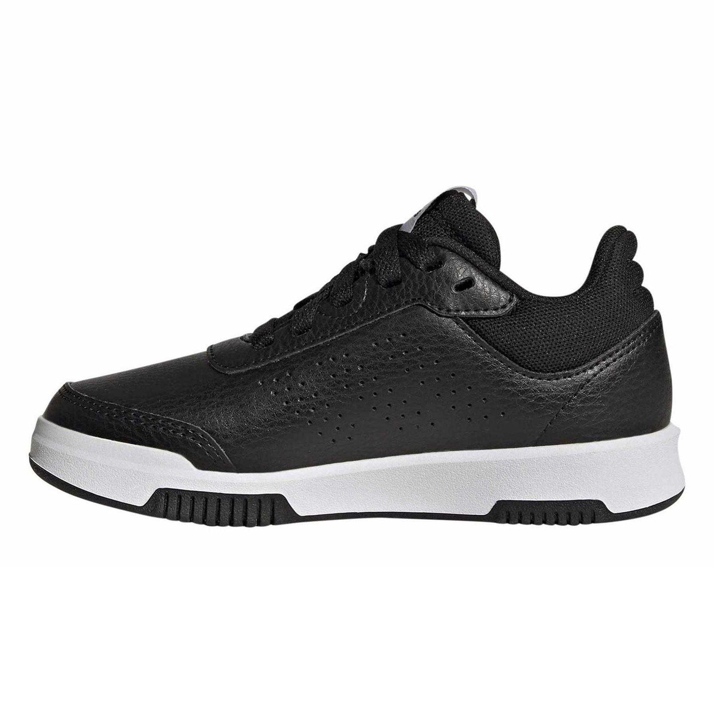 Black-White - Side - Adidas Childrens-Kids Tensaur Sport 2.0 Trainers