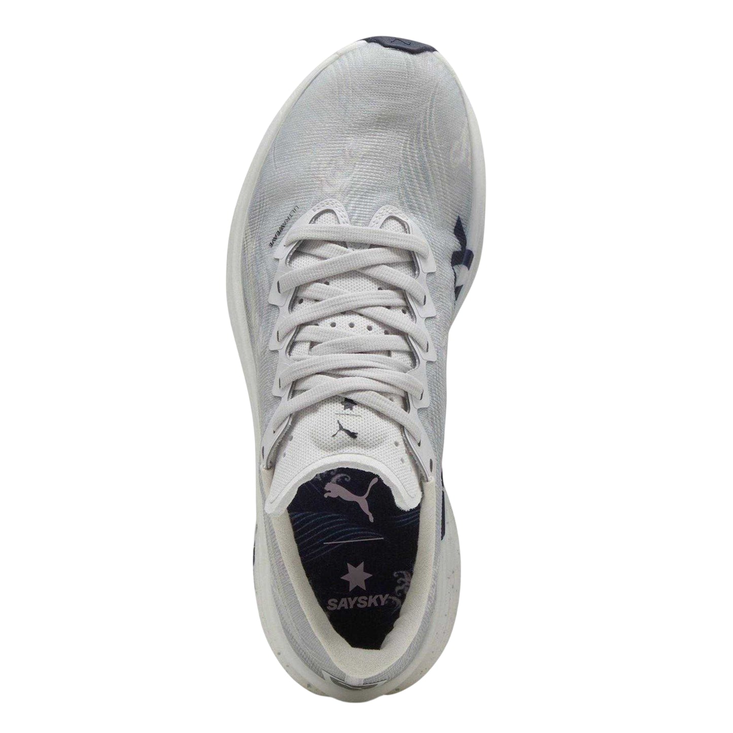 Cool Light Grey - Side - Puma Womens-Ladies Deviate Nitro Elite 3 Saysky Running Shoes