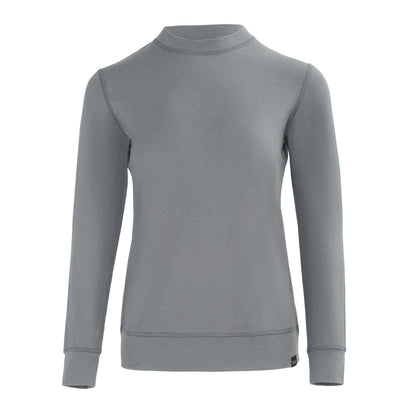 Grey - Front - Nevica Womens-Ladies Meribel Thermal Base Layer Top