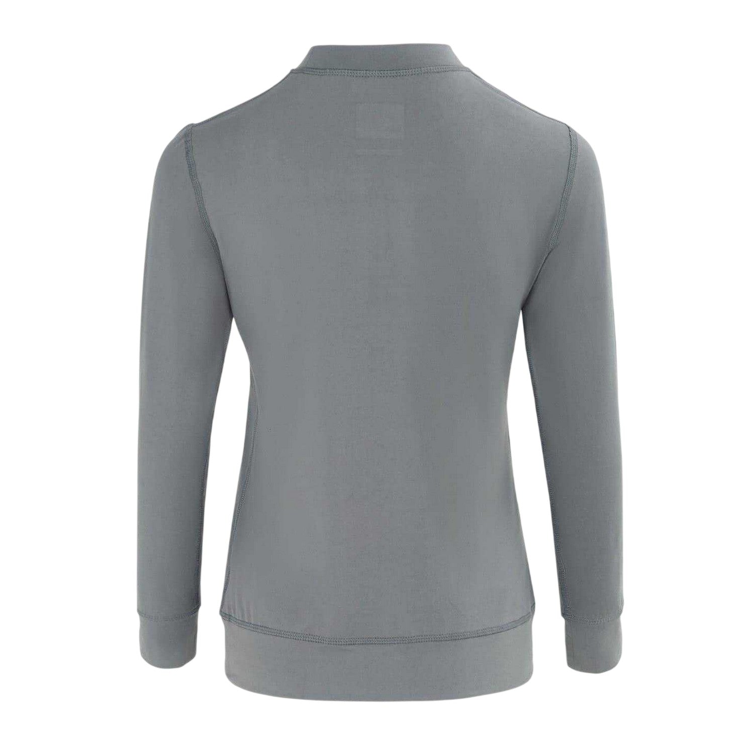 Grey - Back - Nevica Womens-Ladies Meribel Thermal Base Layer Top