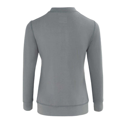 Grey - Back - Nevica Womens-Ladies Meribel Thermal Base Layer Top