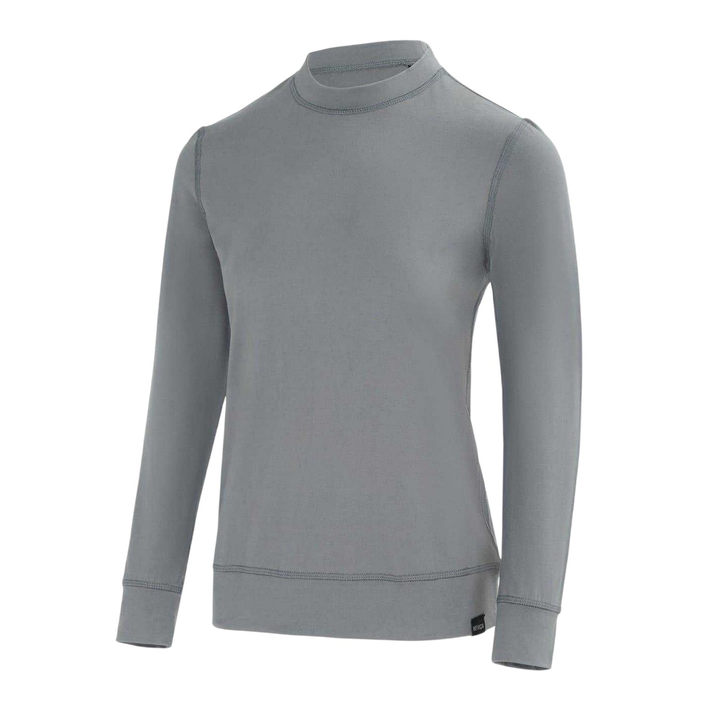 Grey - Side - Nevica Womens-Ladies Meribel Thermal Base Layer Top