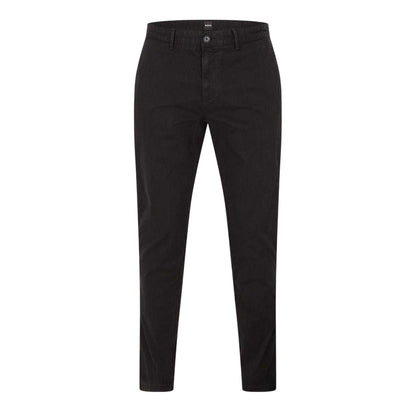 Black - Front - Boss Mens Crigan Regular Trousers