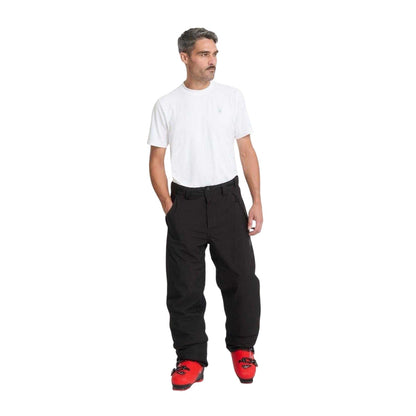 Black - Close up - Spyder Mens Wide Leg Salopettes
