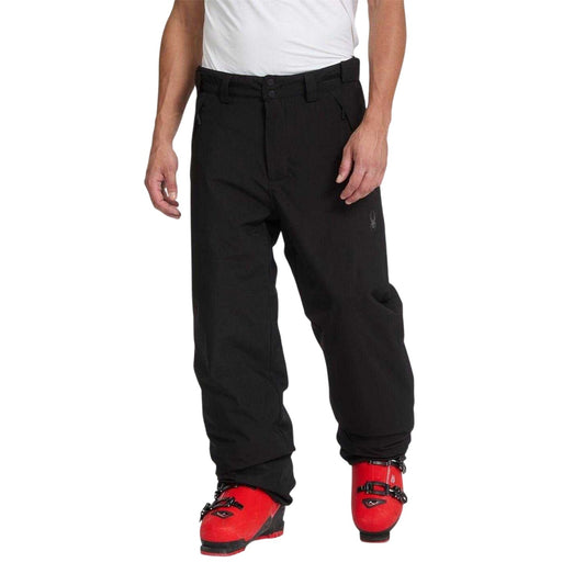Black - Front - Spyder Mens Wide Leg Salopettes