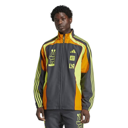 Dark Grey - Side - Adidas Mens Los Angeles X NTS Snug Fit Training Track Jacket