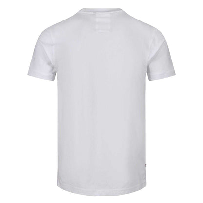 White - Back - Luke 1977 Mens Master Clarke Lion Rivet Crew Neck T-Shirt