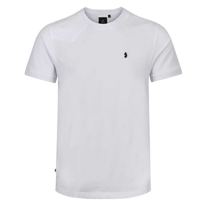 White - Front - Luke 1977 Mens Master Clarke Lion Rivet Crew Neck T-Shirt