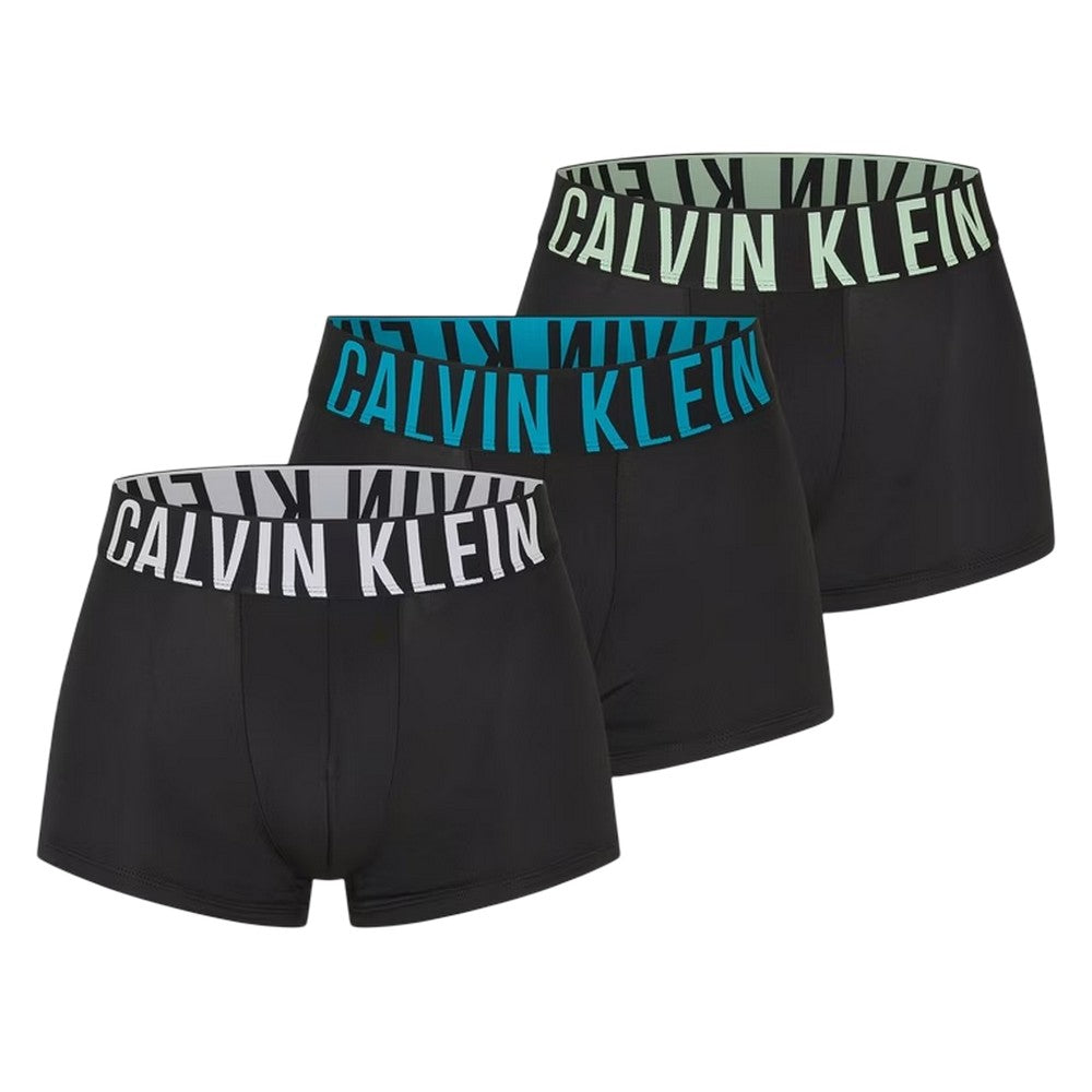 Black - Front - Calvin Klein Mens Intense Power Underwear (Pack of 3)