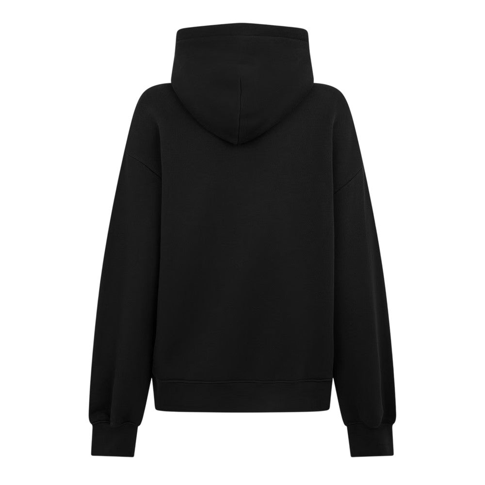 Black - Back - Couture Club Womens-Ladies Oversized Hoodie