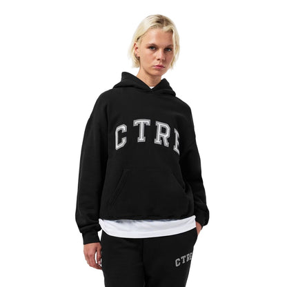 Black - Side - Couture Club Womens-Ladies Oversized Hoodie