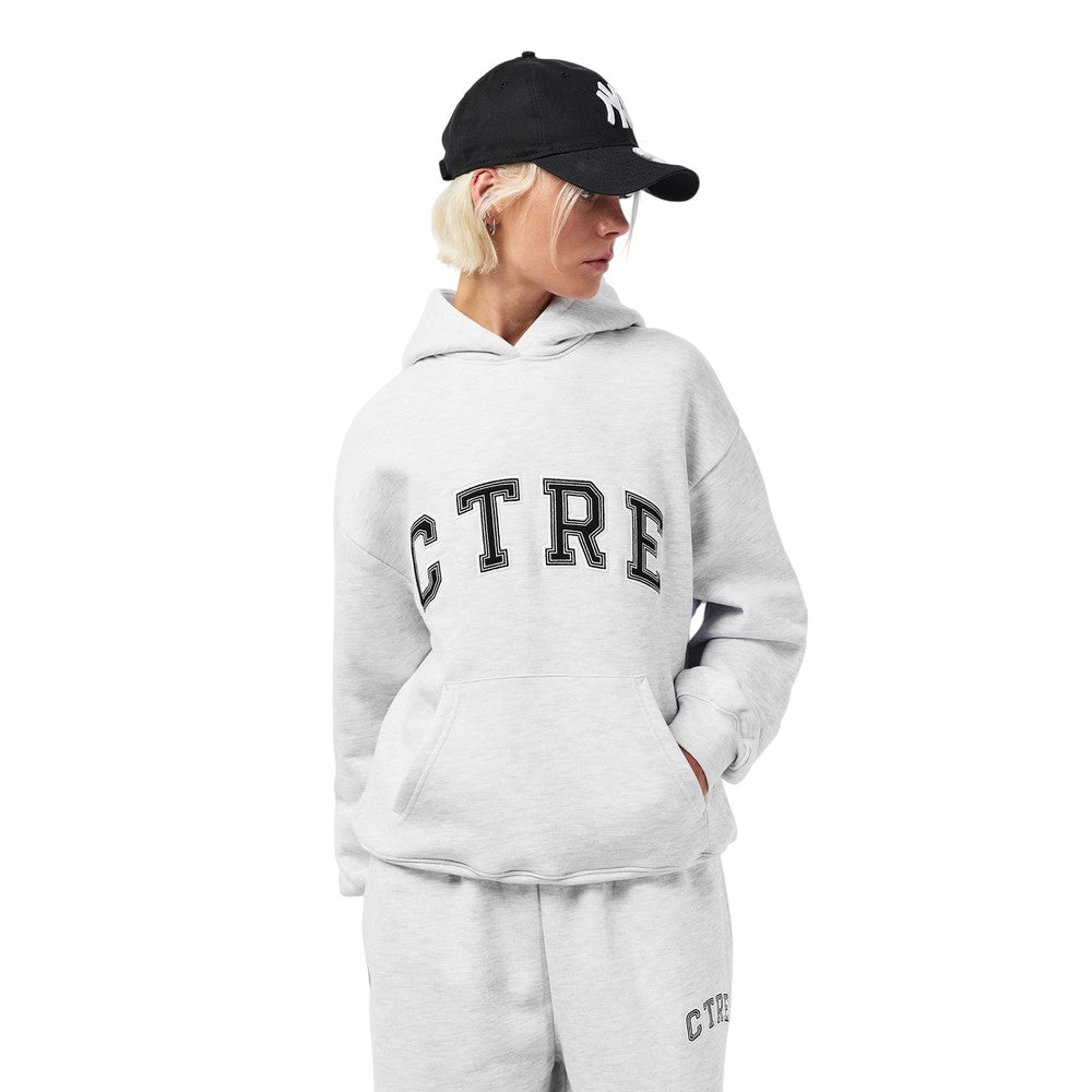 Grey - Side - Couture Club Womens-Ladies Oversized Hoodie