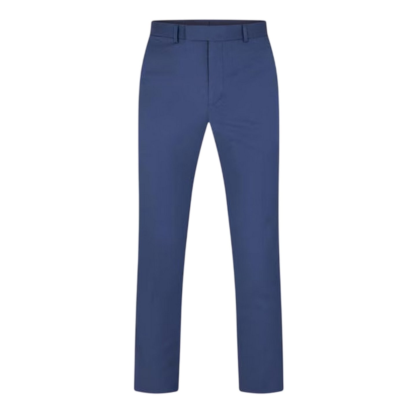 Blue - Front - Ted Baker Mens Twill Straight Leg Trousers