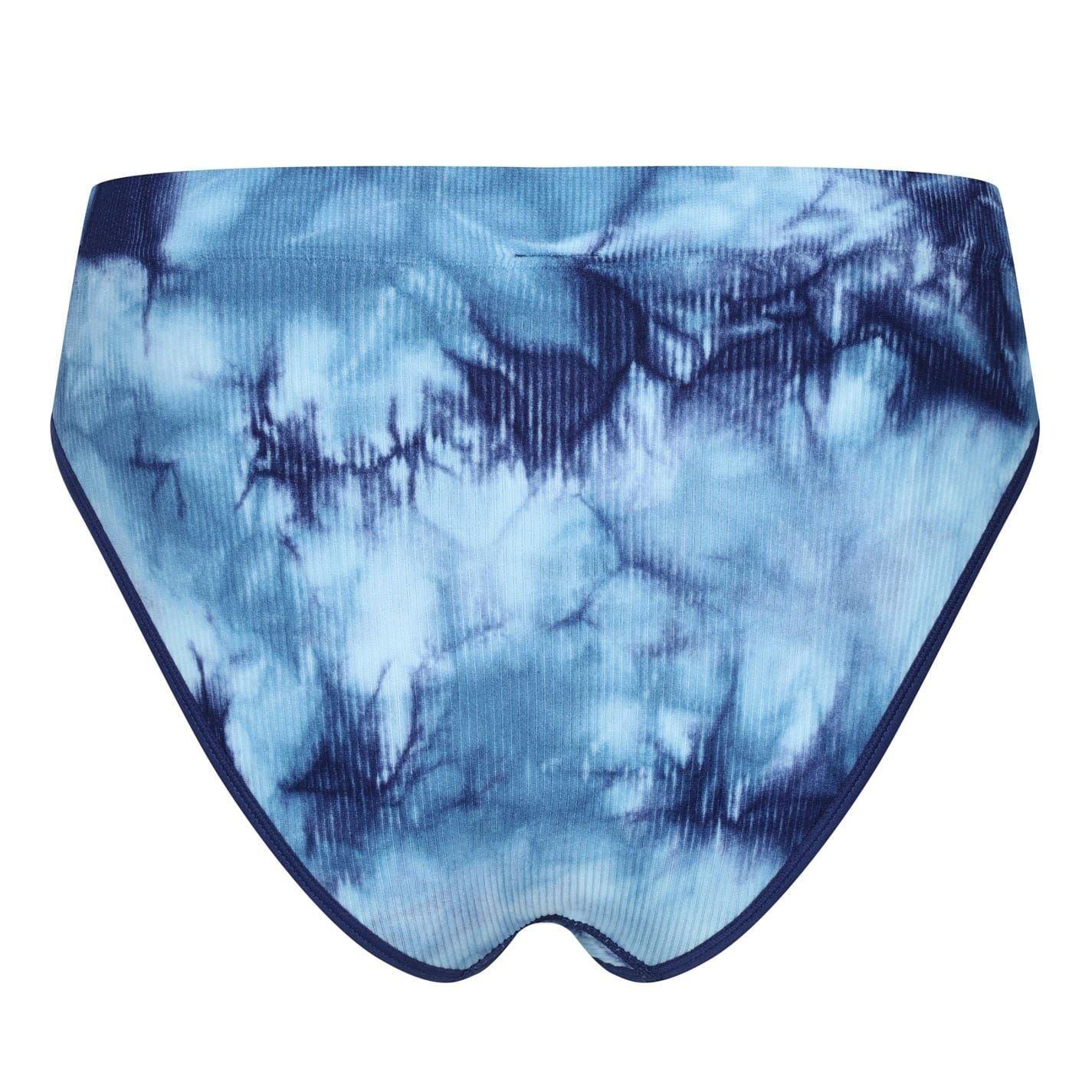 Navy Blue - Back - Lee Womens-Ladies Ivella Tie Dye Briefs (Pack of 2)
