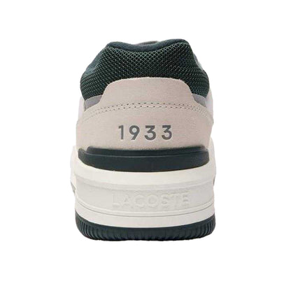 White - Back - Lacoste Mens Lineshot Leather Non Marking Trainers