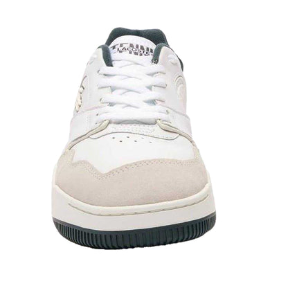 White - Pack Shot - Lacoste Mens Lineshot Leather Non Marking Trainers