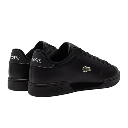 Black - Back - Lacoste Mens Carnaby Leather Trainers