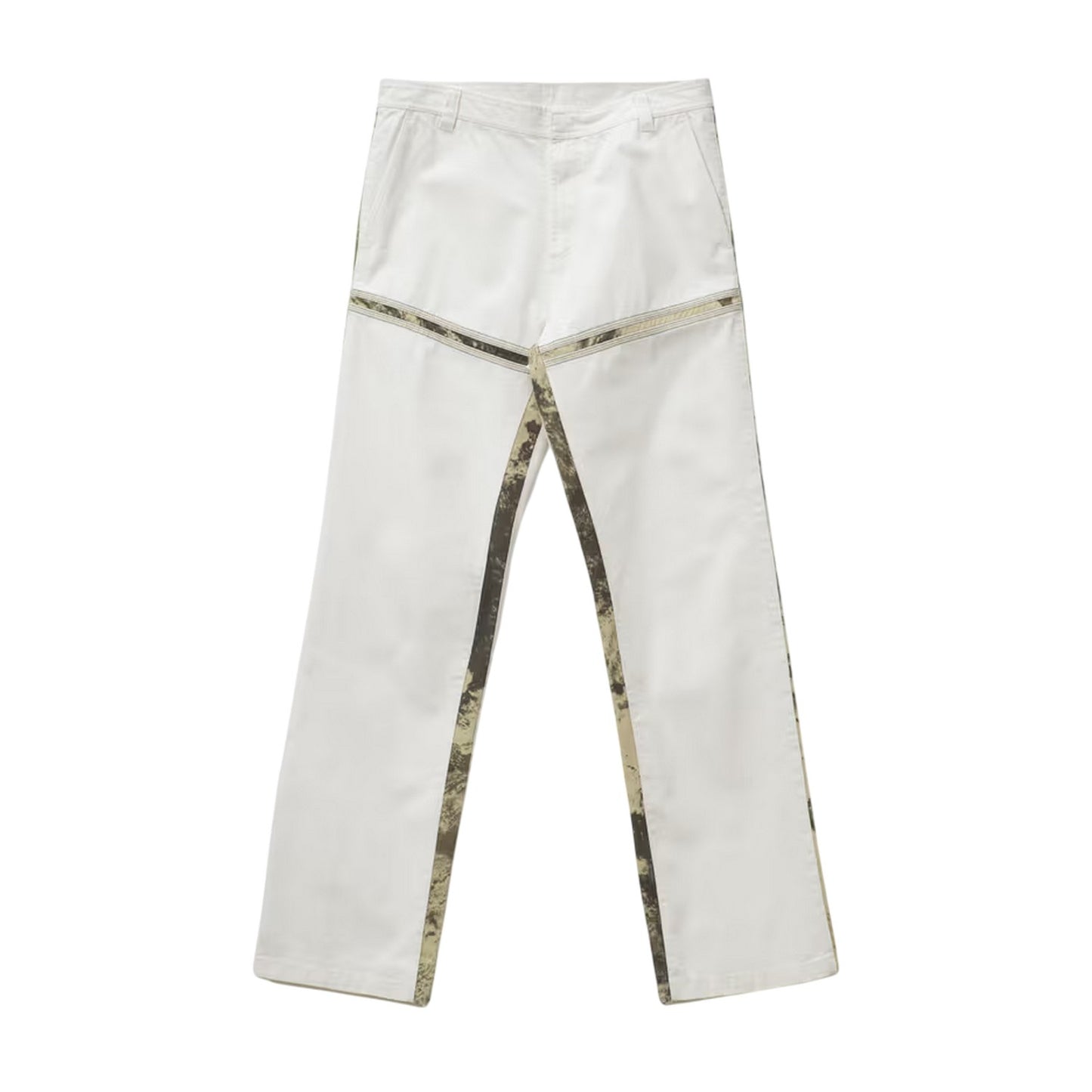 Grey - Front - Diesel Mens Mich Camo Block Zip-Off Relaxed Fit Trousers