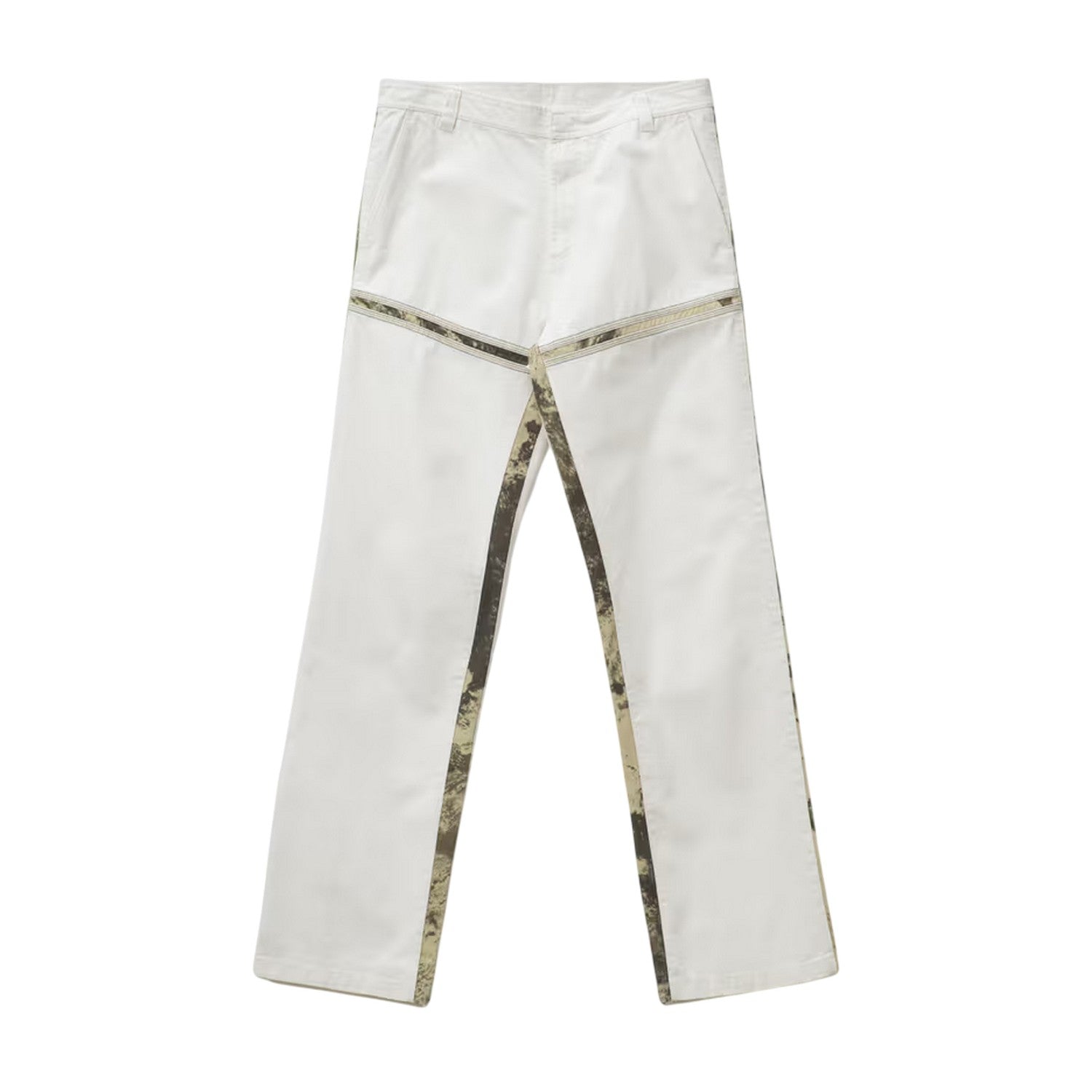 Grey - Front - Diesel Mens Mich Camo Block Zip-Off Relaxed Fit Trousers