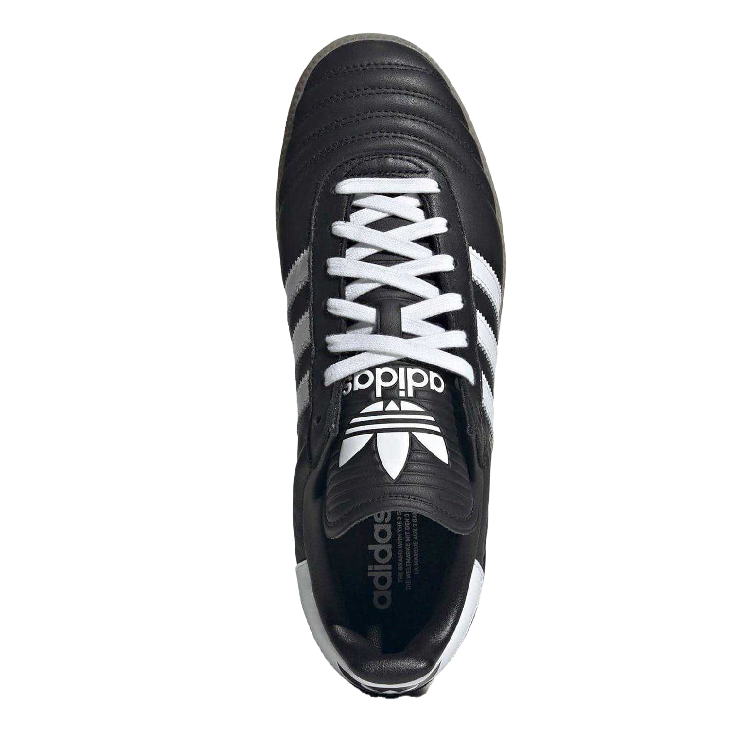 Black-White - Lifestyle - Adidas Mens Samba JP Leather Trainers