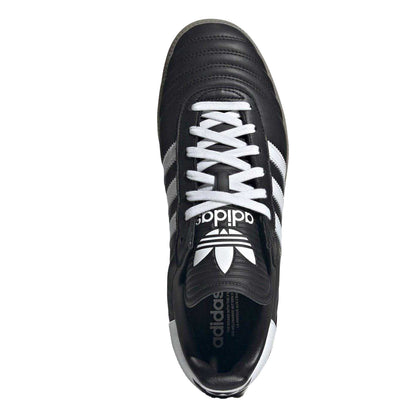 Black-White - Lifestyle - Adidas Mens Samba JP Leather Trainers