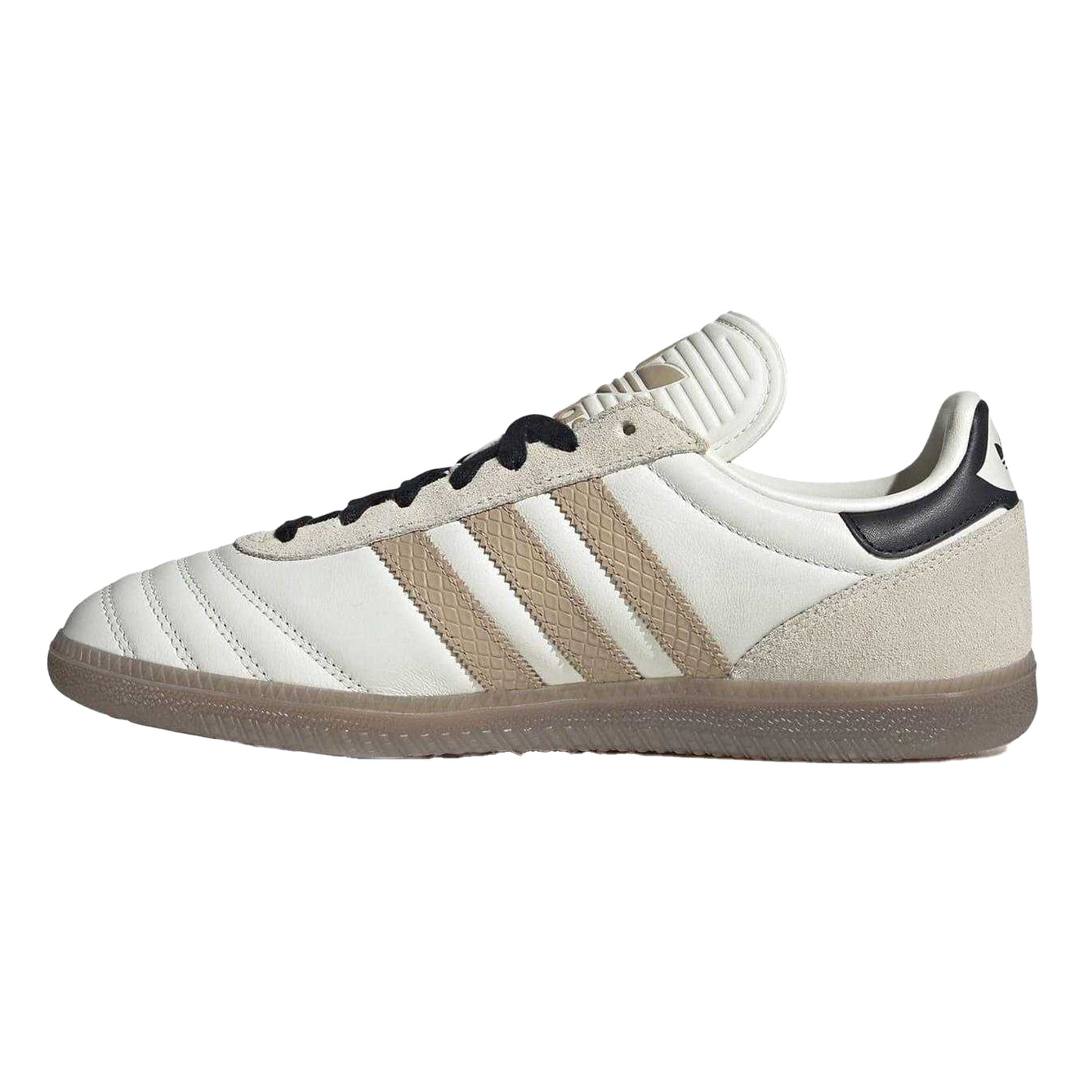 Off White - Side - Adidas Mens Samba JP Leather Trainers