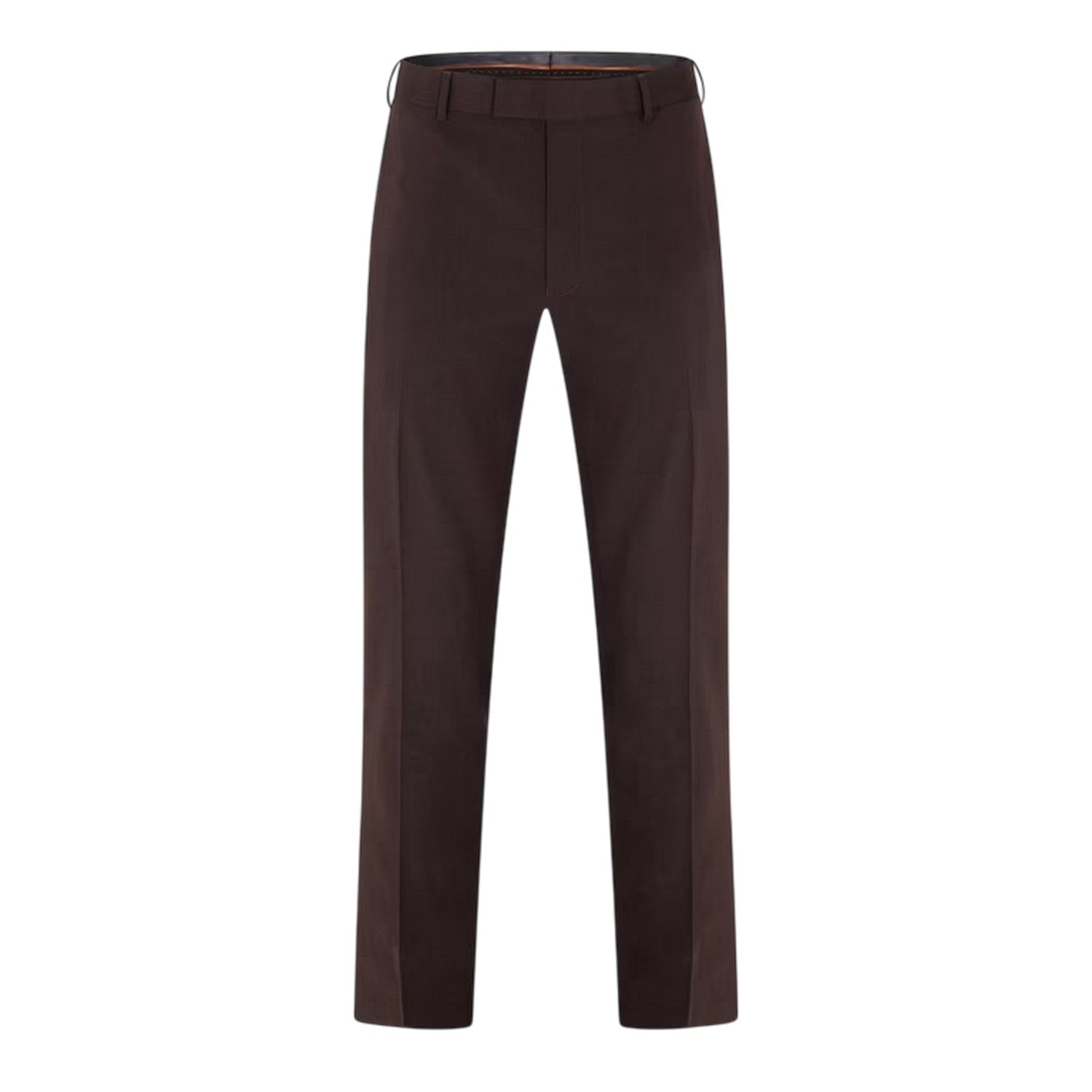 Burgundy - Front - Ted Baker Mens Regular Formal Trousers