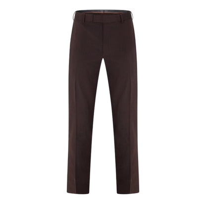 Burgundy - Front - Ted Baker Mens Regular Formal Trousers
