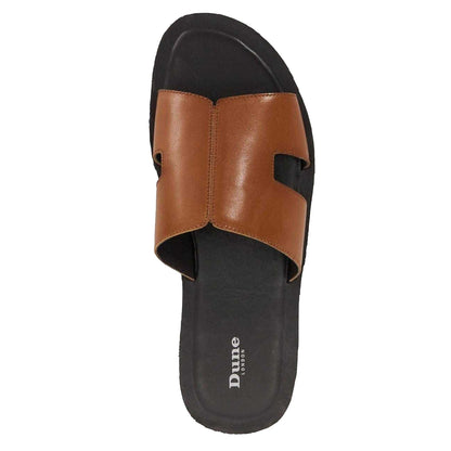 Tan - Lifestyle - Dune London Womens-Ladies Ibes Leather Mule Sandals