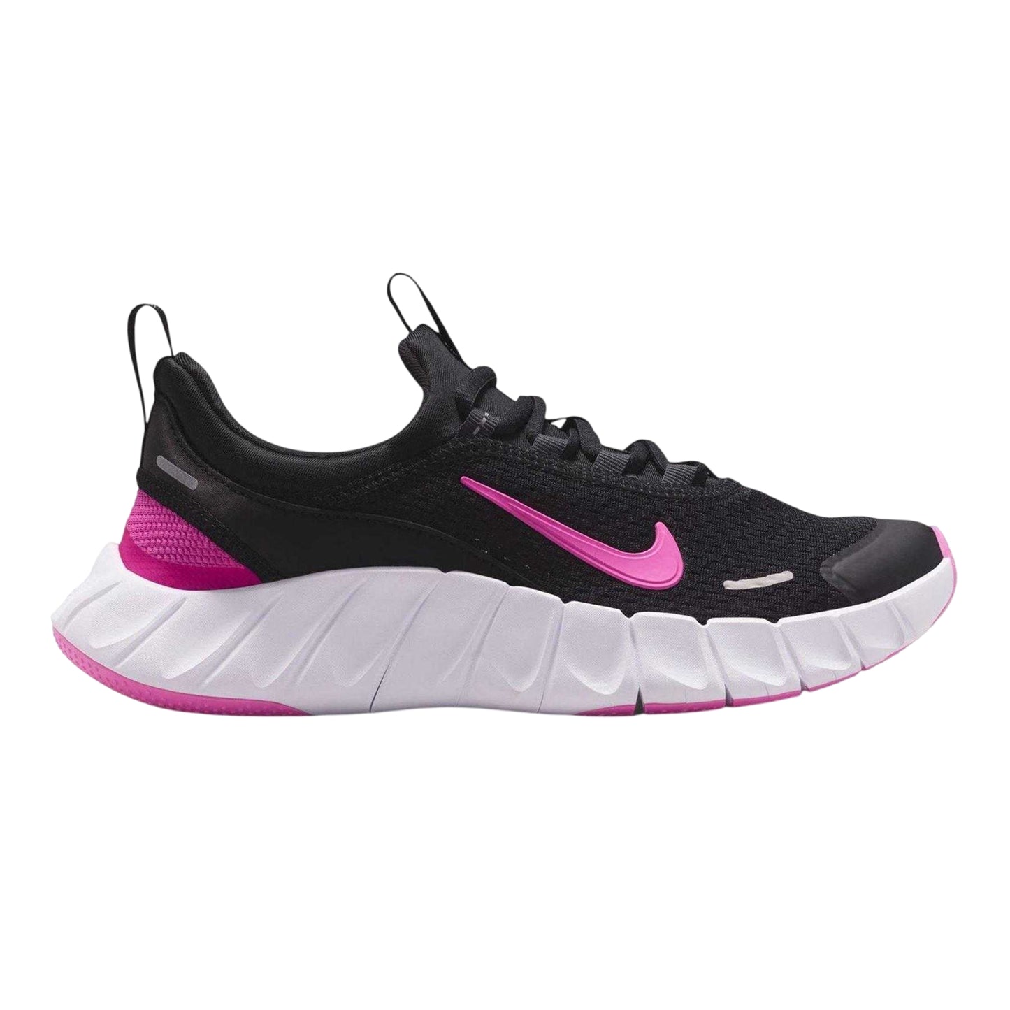 Black-Pink - Front - Nike Childrens-Kids Mesh Trainers