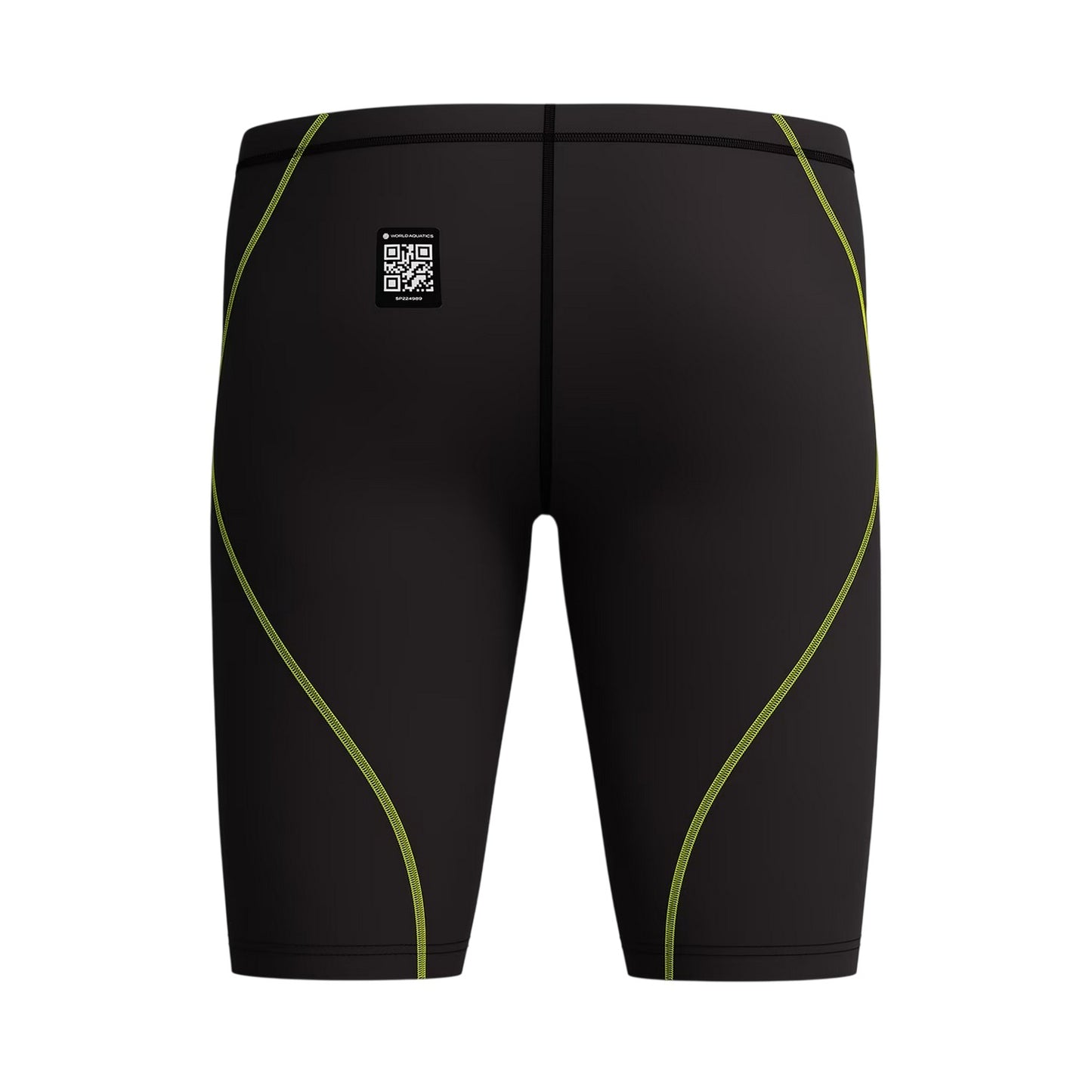 Black - Back - Speedo Mens Logo Jammer Shorts