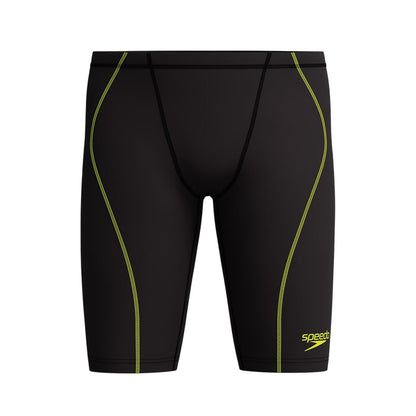 Black - Front - Speedo Mens Logo Jammer Shorts
