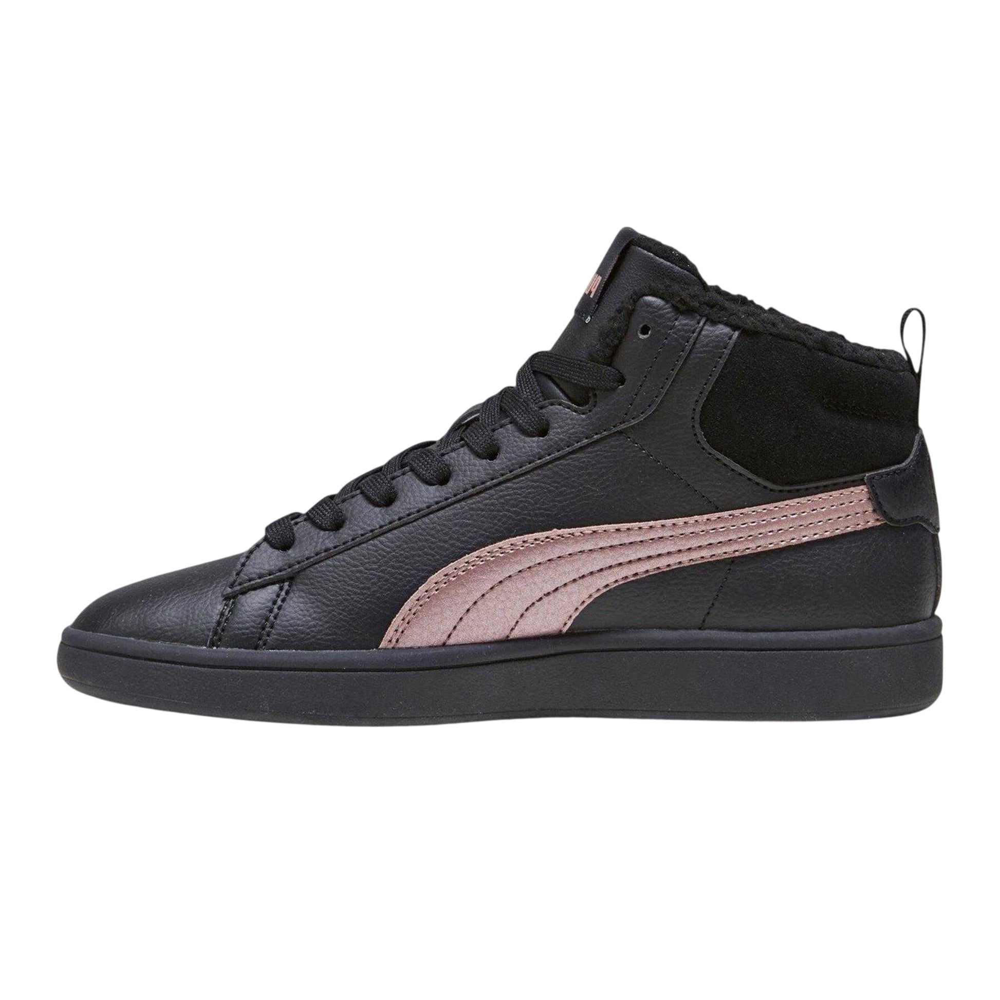 Puma Black - Back - Puma Womens-Ladies Smash Trainers