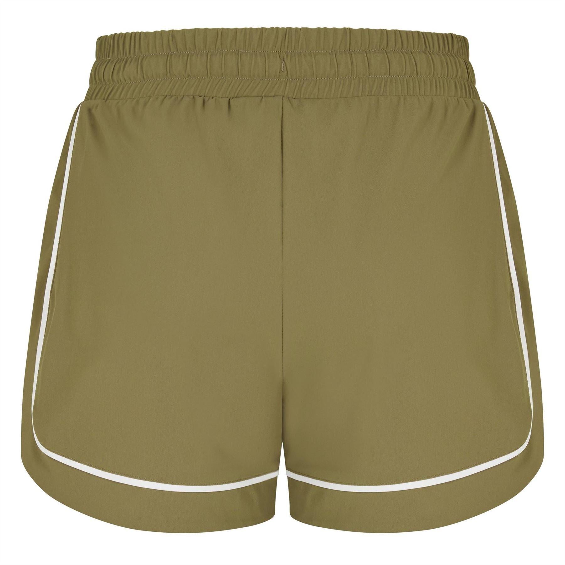 Agave Green - Back - Sweaty Betty Womens-Ladies Contrast Piping Gym Shorts