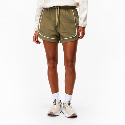 Agave Green - Side - Sweaty Betty Womens-Ladies Contrast Piping Gym Shorts