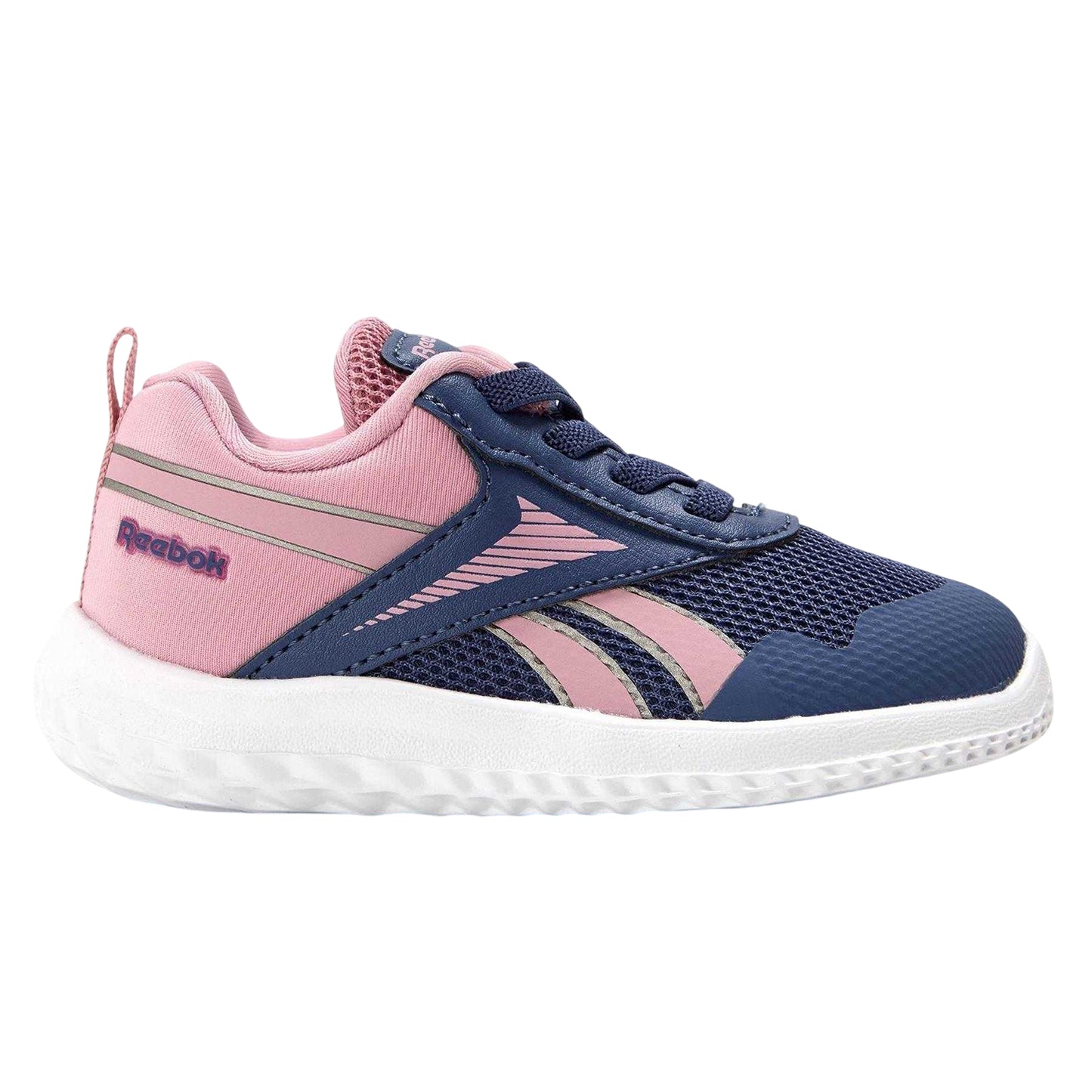Frosted-Berry - Front - Reebok Childrens-Kids Rush Runner 5 Slip-on Trainers