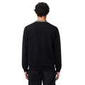 Black - Back - Lacoste Mens Logo Crew Neck Sweatshirt