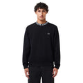 Black - Side - Lacoste Mens Logo Crew Neck Sweatshirt