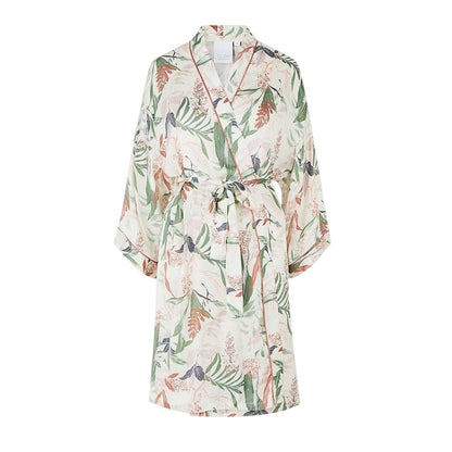 Snow White - Front - CCDK Copenhagen Womens-Ladies Front Tie Kimono