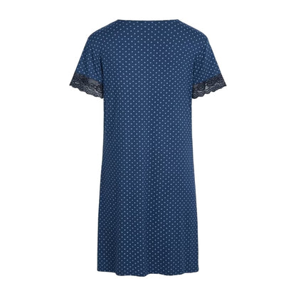 Ensign Blue - Back - CCDK Copenhagen Womens-Ladies Karita Polka Dot Dress