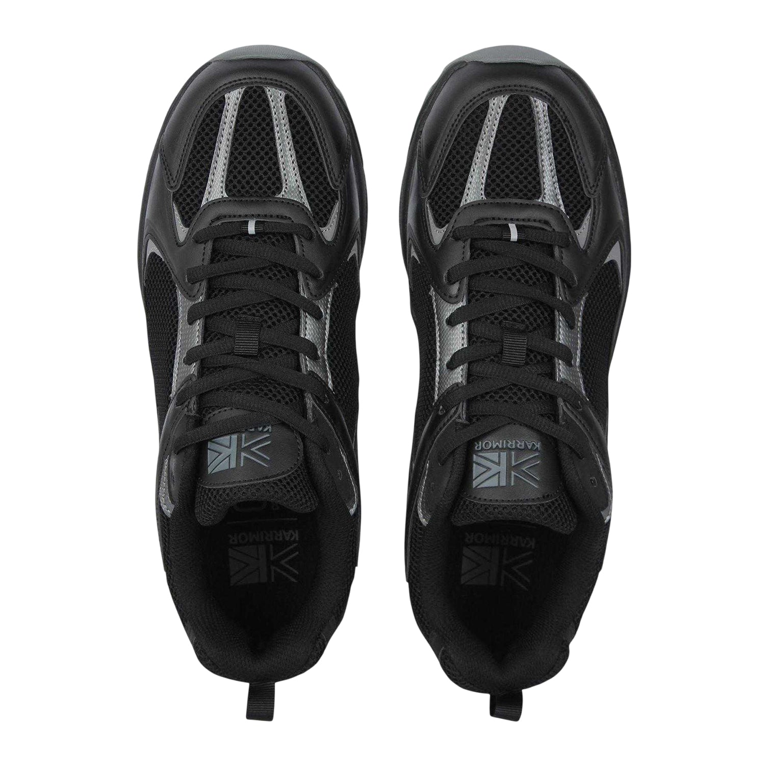 Black - Side - Karrimor Mens Lace Up Trainers