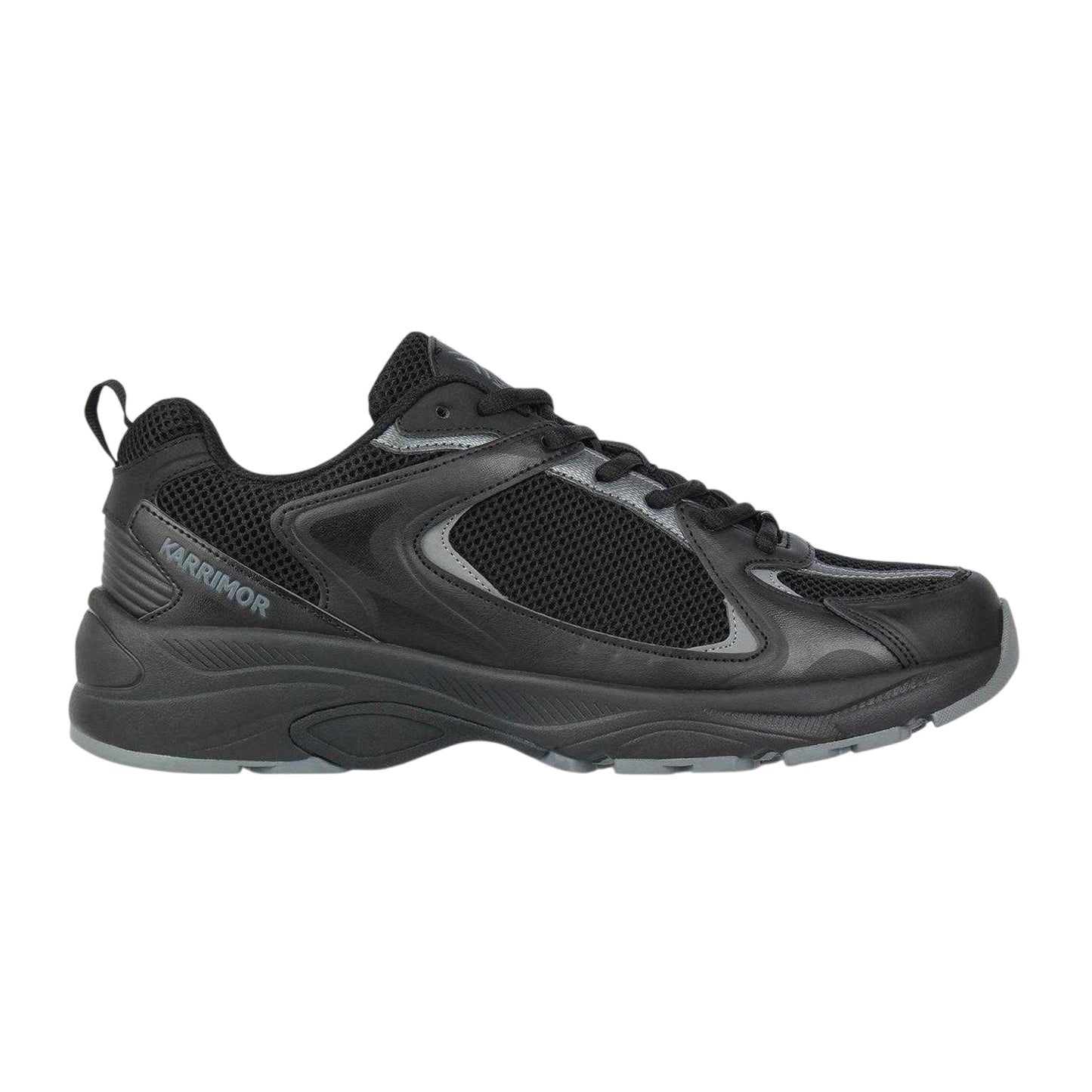 Black - Front - Karrimor Mens Lace Up Trainers